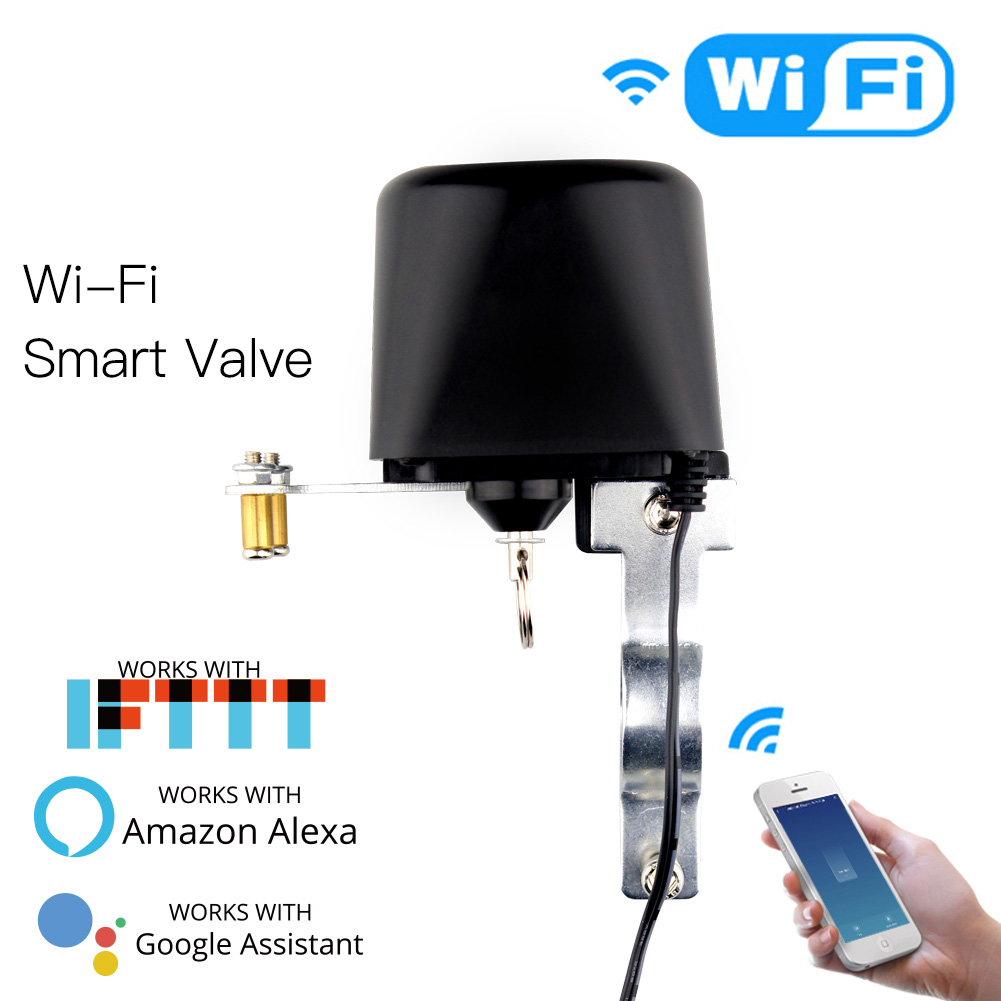 Remotely controlled water shutoff valve